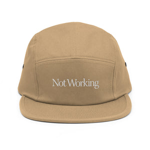 Not Working Five Panel Hat