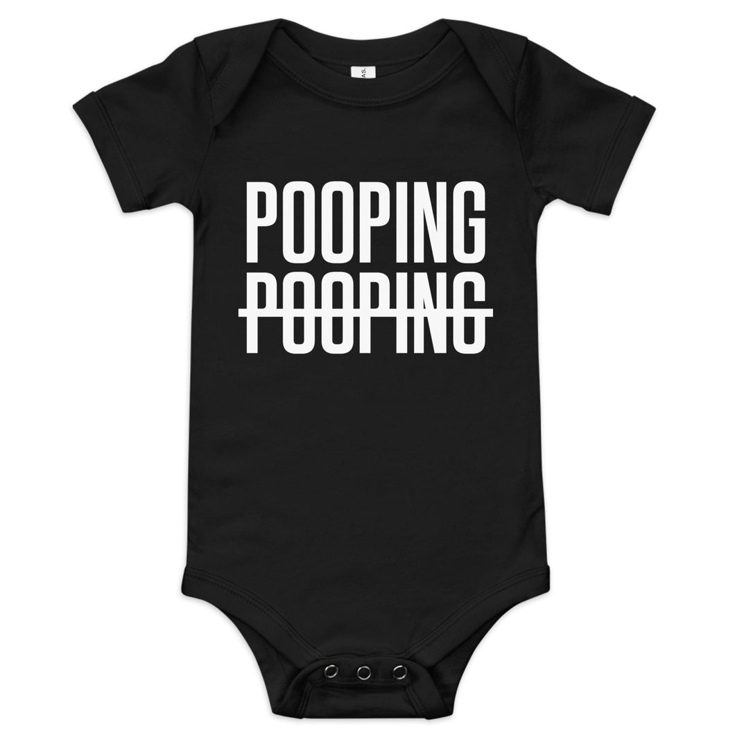Pooping Not Pooping Onesie