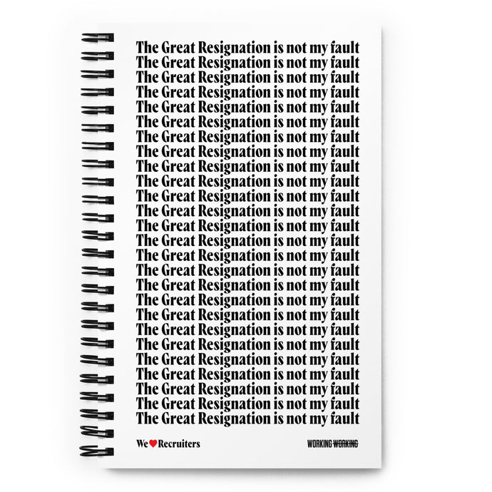 Great Resignation Mantra Notebook
